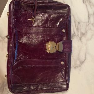 Rebecca Minkoff leather computer holder files